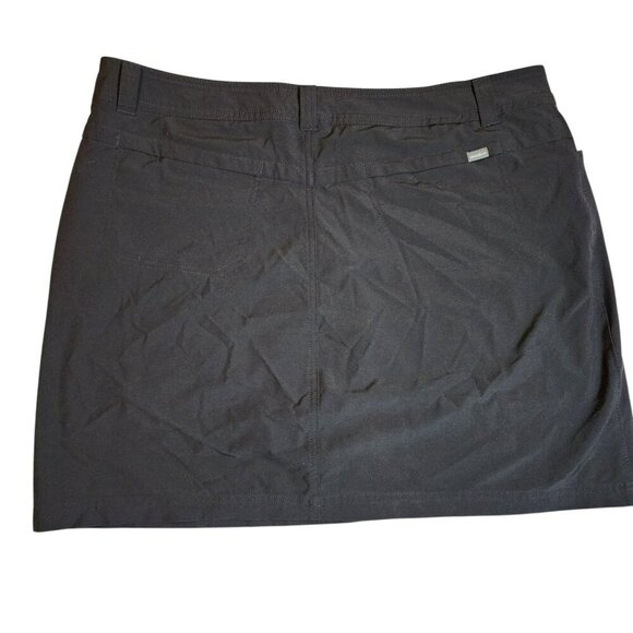 Eddie Bauer Women’s 16 Black Adventurer 2.0 Skort Pockets Outdoor Hiking EUC - Picture 3 of 7